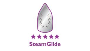 La nouvelle semelle SteamGlide est la semelle haut de gamme de Philips