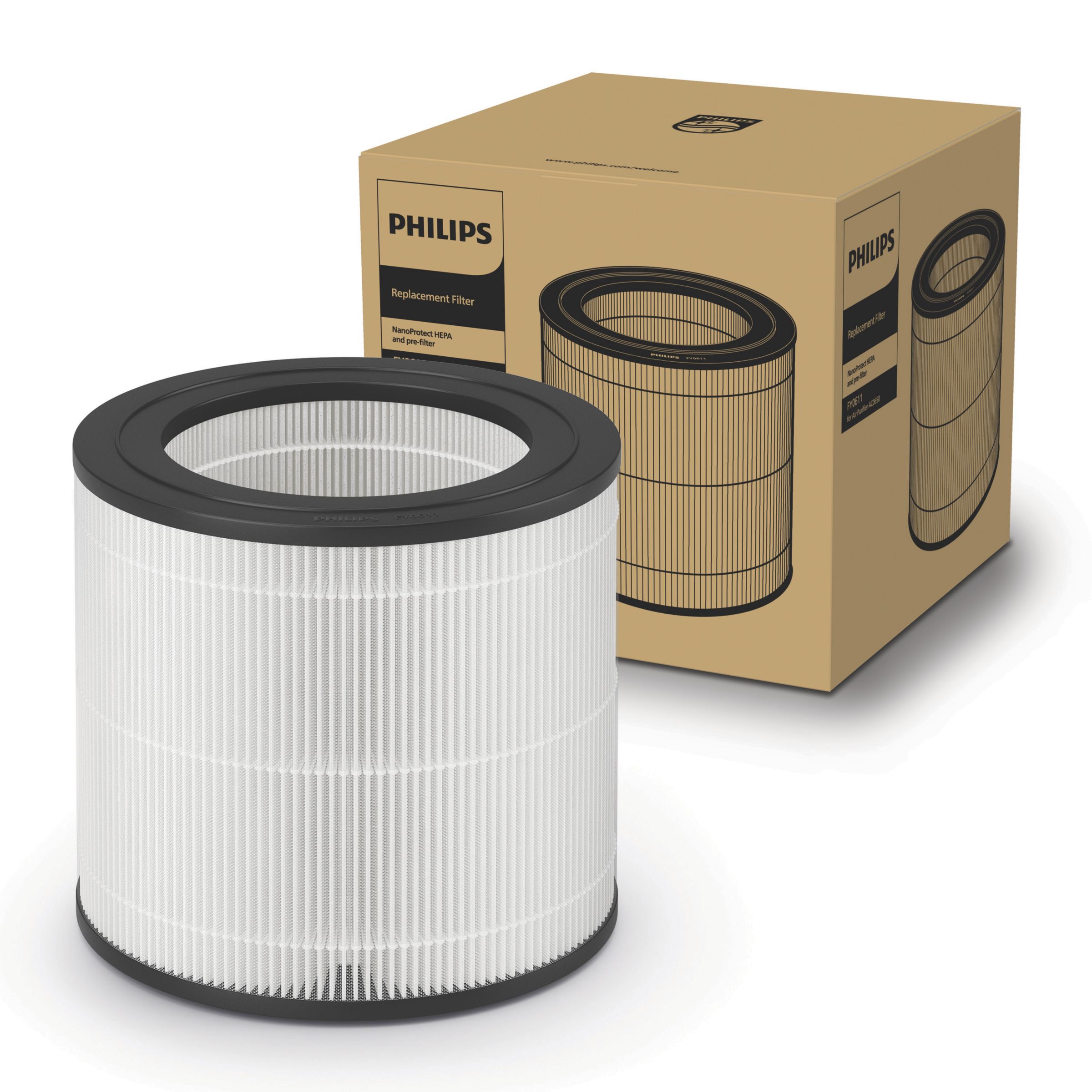 Levně Philips Genuine Replacement Filter - HEPA NanoProtect - FY0611/30