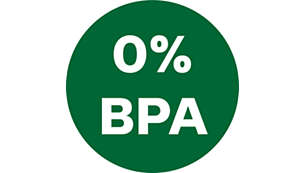 Food grade material (BPA Free) for all food contacting part