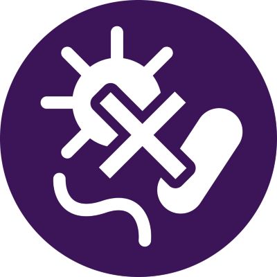 Uklonite 99,99 % bakterija** u 10 sekundi