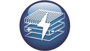 3-traps Electro-clean-systeem laadt en vangt alle deeltjes