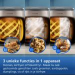 Frituren, grillen, bakken... en ook stomen!