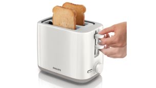 High lift feature to easily remove small pieces of bread