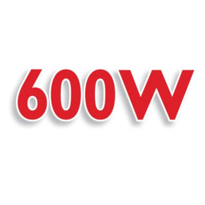 Powerful 600 Watt motor