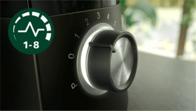 8 farklı hız ayarı tam kontrol sağlar