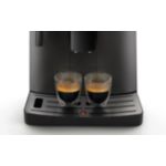 Un espresso fait de grains de café frais