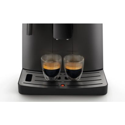 Un espresso fait de grains de café frais