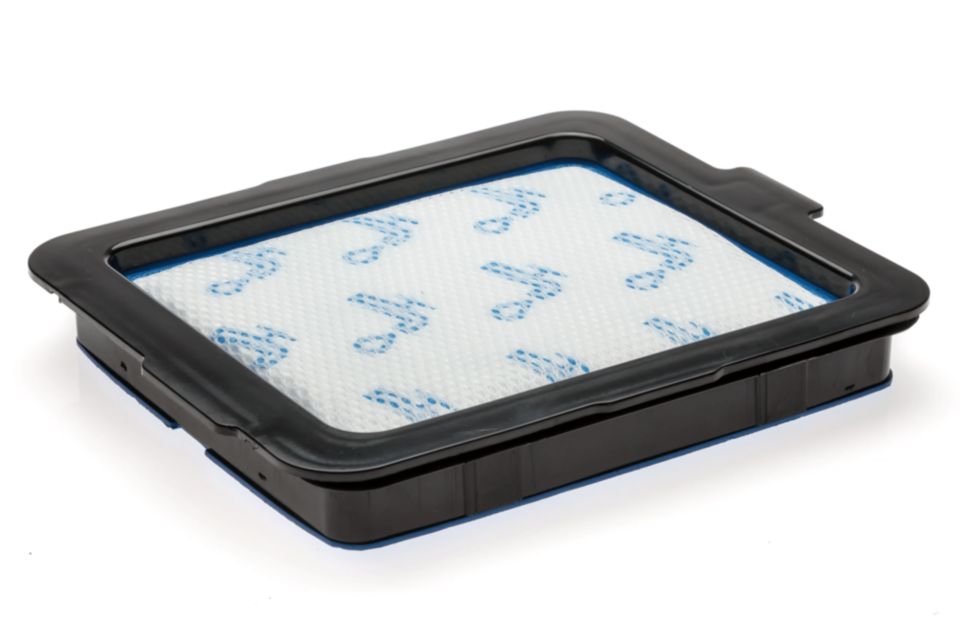 Helppo puhdistaa, kaksikerroksinen ja pest&auml;v&auml; tuloilmasuodatin.