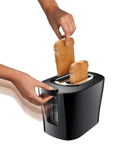 Recurso de alta elevação para retirar, com segurança, pequenos pedaços de pão