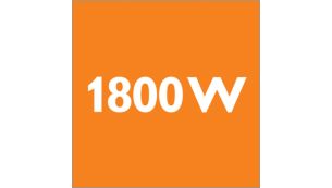 1800 Watt motor for high performance