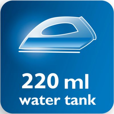 Depósito de agua grande de 220 ml y llenado de agua práctico