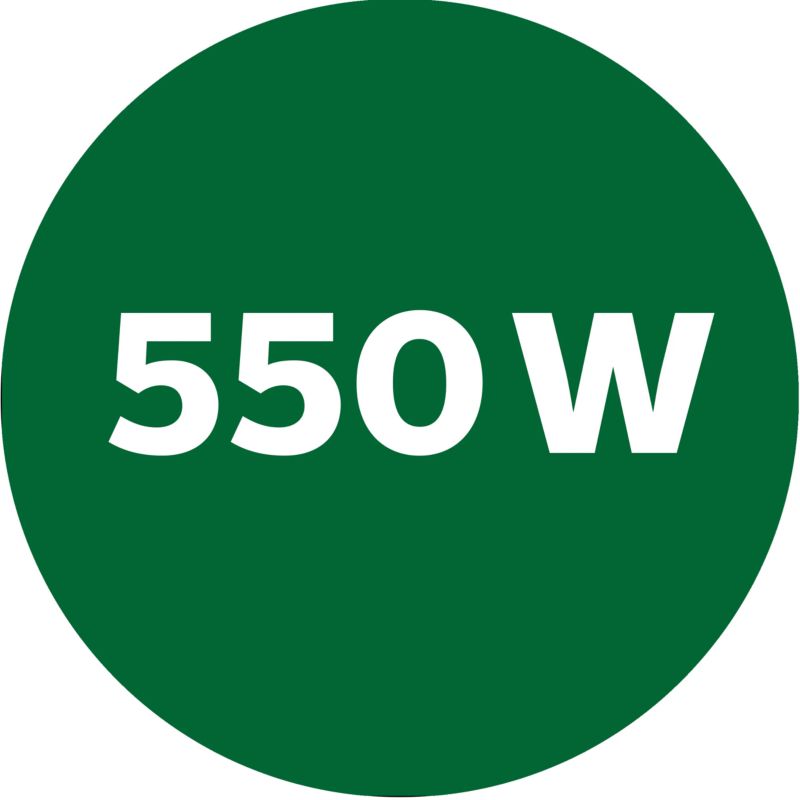 Motor de 550 W, pica hielo