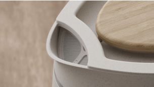 The Anti-limescale filter ensures clean water in your cup