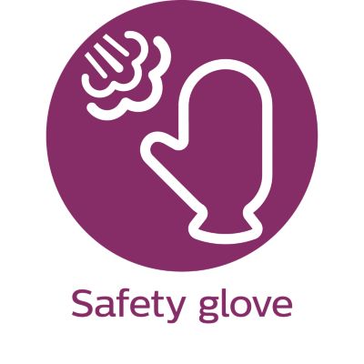 Ανθεκτικό στη θερμότητα γάντι για να σιδερώνετε με ασφάλεια τα ρούχα σας