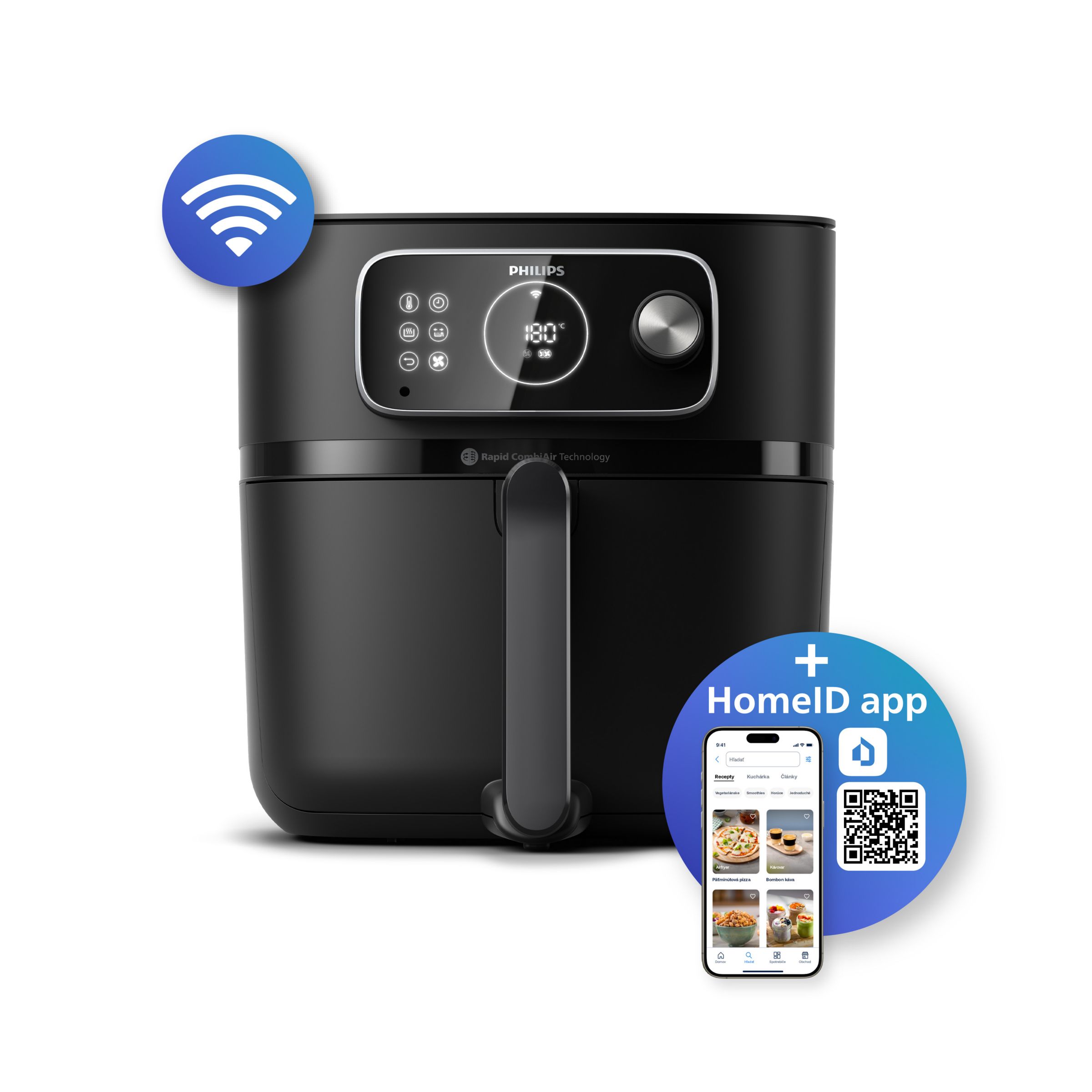 Philips 7000 Series - Fritéza Airfryer Combi XXL Connected - HD9875/90