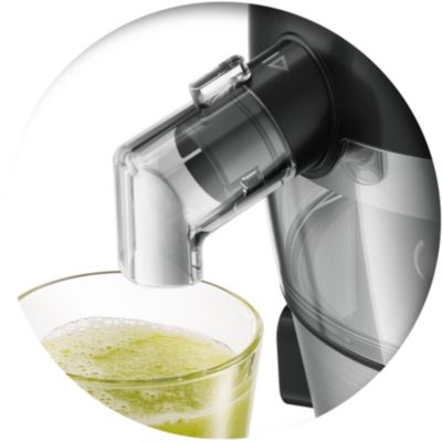Juice directly into your glass