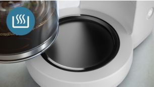 Caldi momenti a sorseggiare caffè più a lungo con modalità Mantenimento del caldo