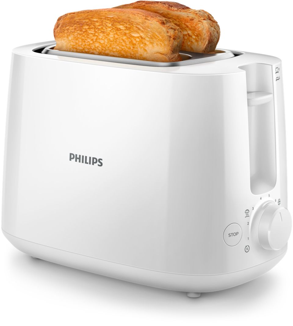 Knusprig gebräunter Toast an jedem Tag