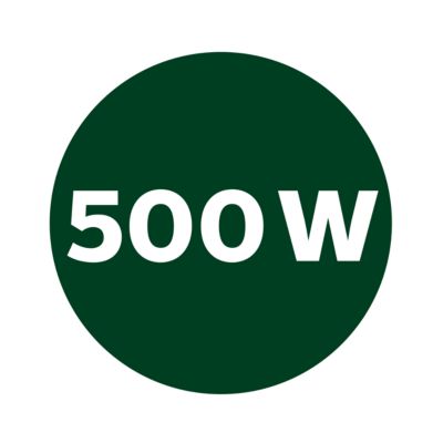 Powerful 500W motor for tough ingredients processing