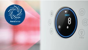AeraSense accurately senses and displays air quality