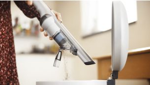 Th&aacute;o v&agrave; tr&uacute;t sạch ngăn chứa bụi đơn giản.