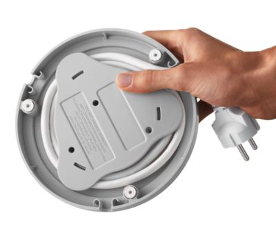 Enrollador del cable de alimentación para guardar fácilmente