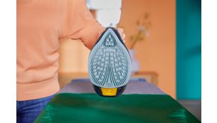 Het druppelstopsysteem voorkomt dat er water op uw kleding komt