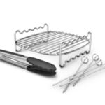 2 sluoksnių kepimo rinkinys, skirtas „Airfryer“ 6,2 l, 8,3 l, 9 l