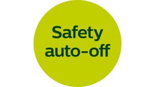 Arrêt auto. pour plus de tranquillité d'esprit et des économies d'énergie