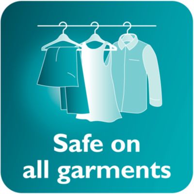 Safe to use on delicate fabrics, like silk