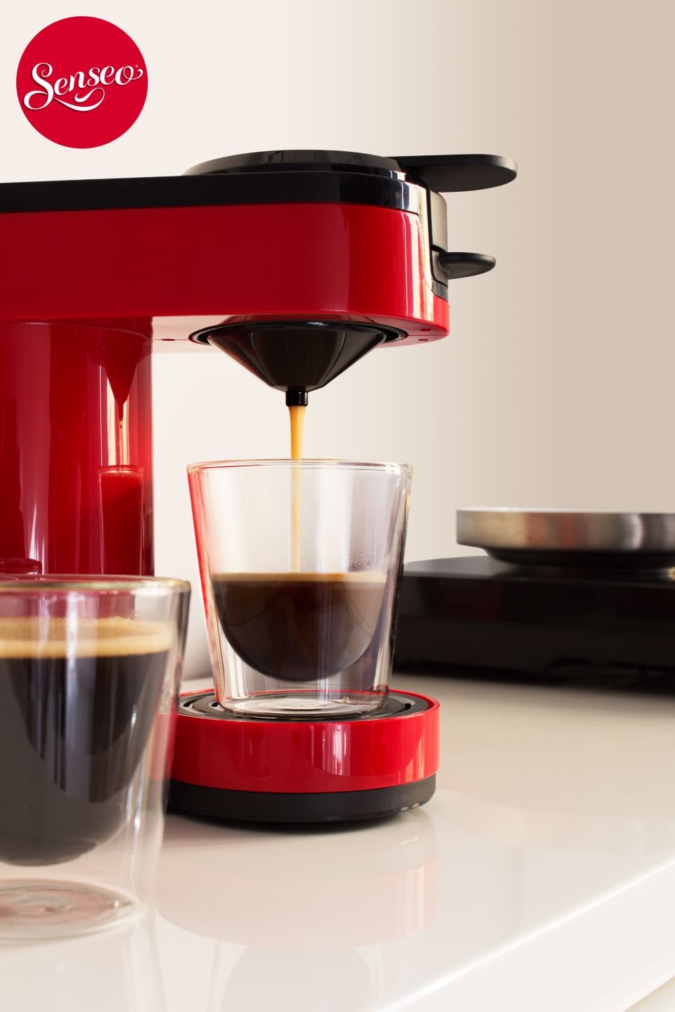 Un café au goût intense à la simple pression d'un bouton