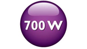 Powerful 700 W motor