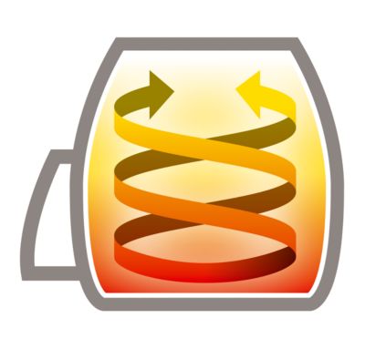 独自の設計で、美味しく脂肪を減らした料理を調理できます