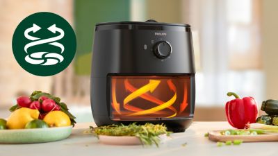 Veselīga cepšana ar RapidAir tehnoloģiju