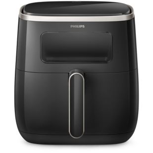 3000 系列 XL 号 Airfryer 空气炸锅 5.6 升，可视空炸，黑色