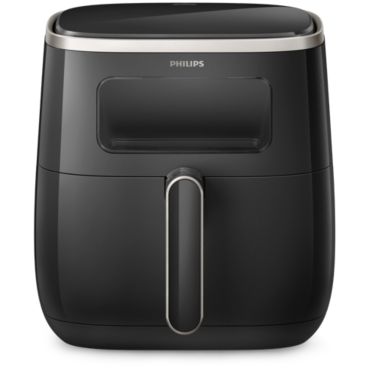3000 系列 XL 号 Airfryer 空气炸锅 5.6 升，可视空炸，黑色