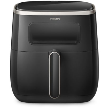 HD9257/80 3000 系列 XL 号 Airfryer 空气炸锅 5.6 升，可视空炸，黑色