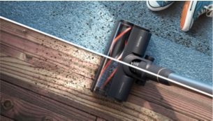 Weiche Bürstenrolle für die empfindlichsten Hartböden