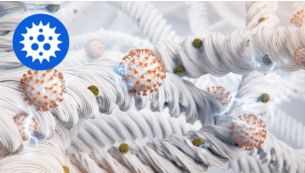 Effectively reduces viruses and bacteria from the air