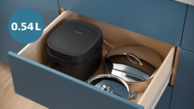 Mini ryžių virimo aparatas mažoms šeimoms