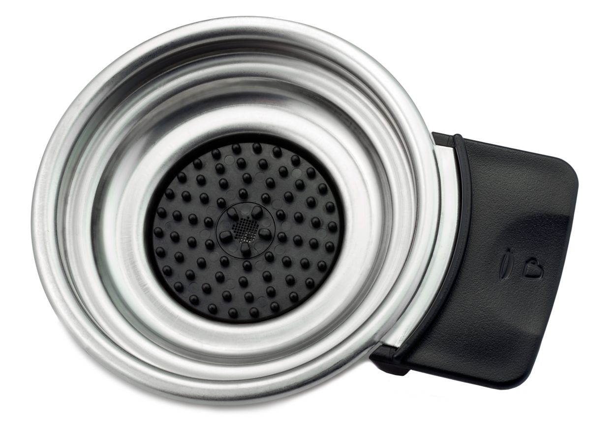 Kann 1&nbsp;Kaffeepad aufnehmen