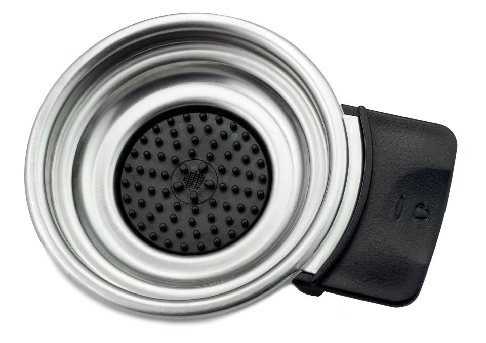 Kann 1&nbsp;Kaffeepad aufnehmen