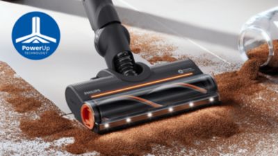 Technológia PowerUp nasaje viac nečistôt ako ktorýkoľvek iný vysávač (1)