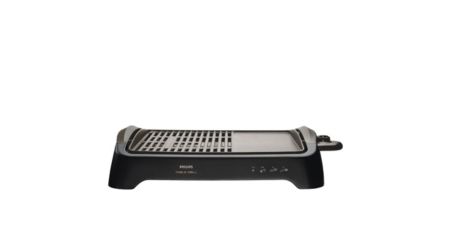 Grill the way you like with both grill and flat surface