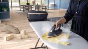 Steam kills 99.9% of bacteria*** for hygiene