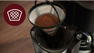 Permanent filter for optimal extraction time and no waste