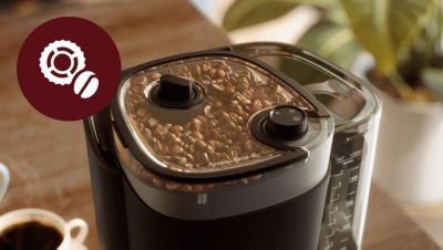 Macinacaffè integrato per una macinatura personalizzabile