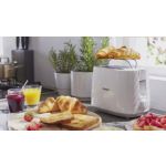 Knuspriger, goldbrauner Toast an jedem Tag