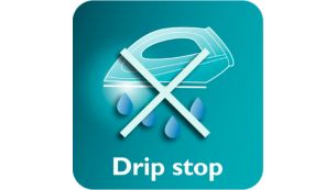Drip-stop system keeps your garments spotless while ironing