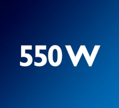 Motor potente de 550 W para preparar receitas de bolo